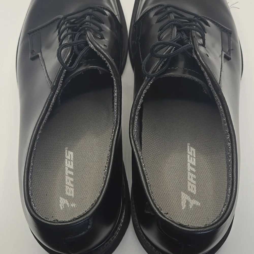 Bates Men's Leather Uniform Oxford shoes Lace Up Shoes Sz 10 Military Tactical
